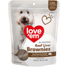 15% OFF (Exp 13 Aug 23): Love'em All Natural Beef Liver Brownies Dog Treats 250g