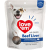 14% OFF: Love'em Beef Liver Air Dried Dog Treats - Kohepets