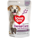 15% OFF: Love'em Dental Care Daily Dental Sticks Grain-Free Dental Dog Treats 145g
