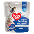 15% OFF (Exp Sep 23): Love'em Pocket Training Rewards Beef Dog Treats 120g (6x20g)
