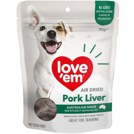 14% OFF: Love'em Pork Liver Air Dried Dog Treats - Kohepets