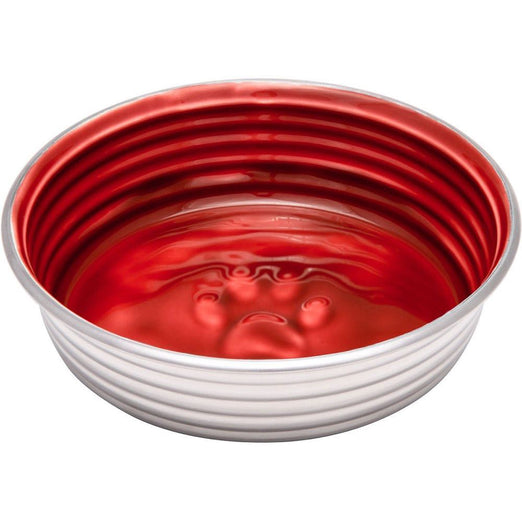 Loving Pets Le Bol Stainless Steel Dog Bowl (Bordeaux Red) - Kohepets