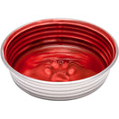 Loving Pets Le Bol Stainless Steel Dog Bowl (Bordeaux Red)