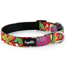 Loyal.D Cotton Canvas Dog Collar - Happy Hippy