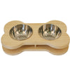 Luxypet Bone Double Dog Bowl - Kohepets