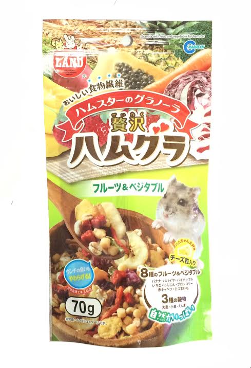 Marukan Granola With Fruits And Vegetable For Hamster 70g - Kohepets