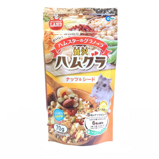 Marukan Granola With Nuts And Seed For Hamster 70g - Kohepets