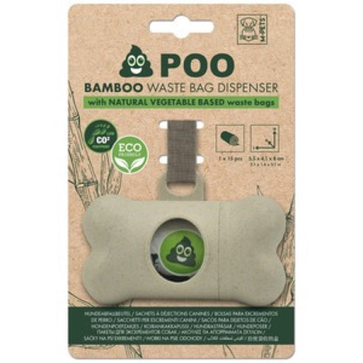 10% OFF: M-Pets Poo Bamboo Dog Waste Bag Dispenser - Kohepets