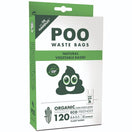 15% OFF: M-Pets Poo Easy-Tie Handles Eco-Friendly Dog Waste Bags (Unscented) 120pc