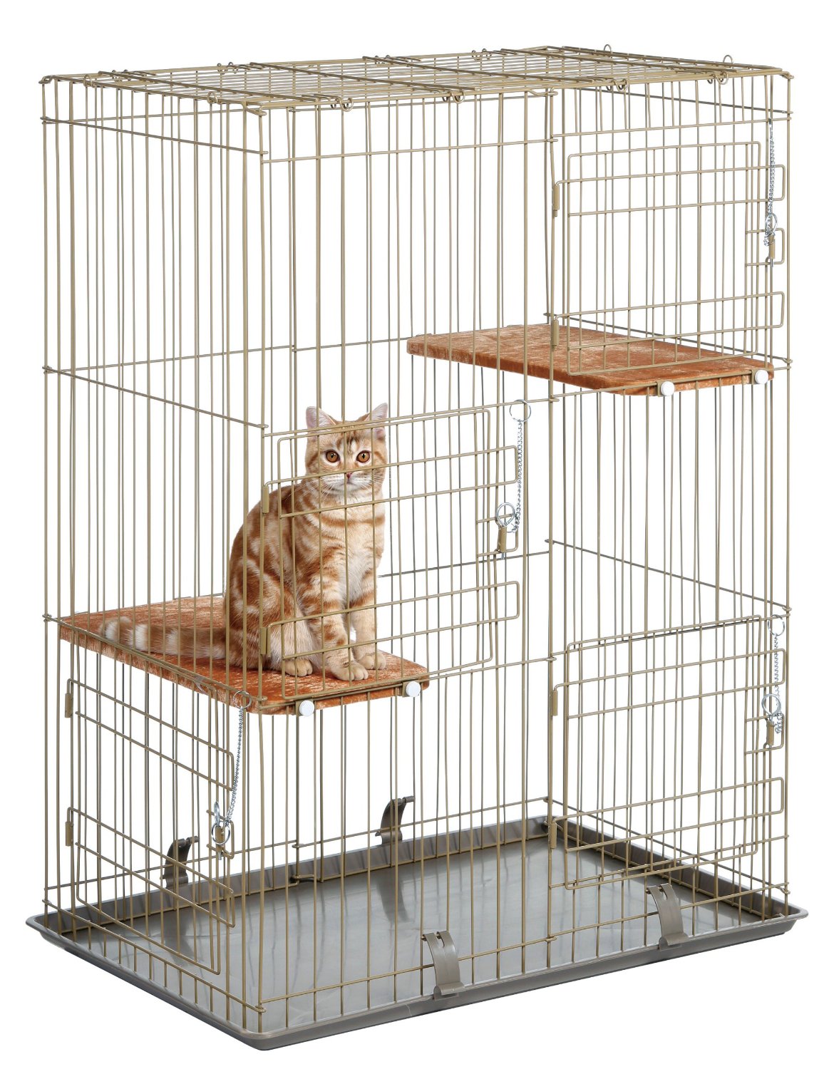 Marukan Cat Friend Room 3 Level Cat Cage - Kohepets