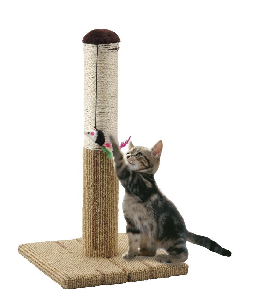 Marukan Foldable Scratch Tower For Cats - Kohepets