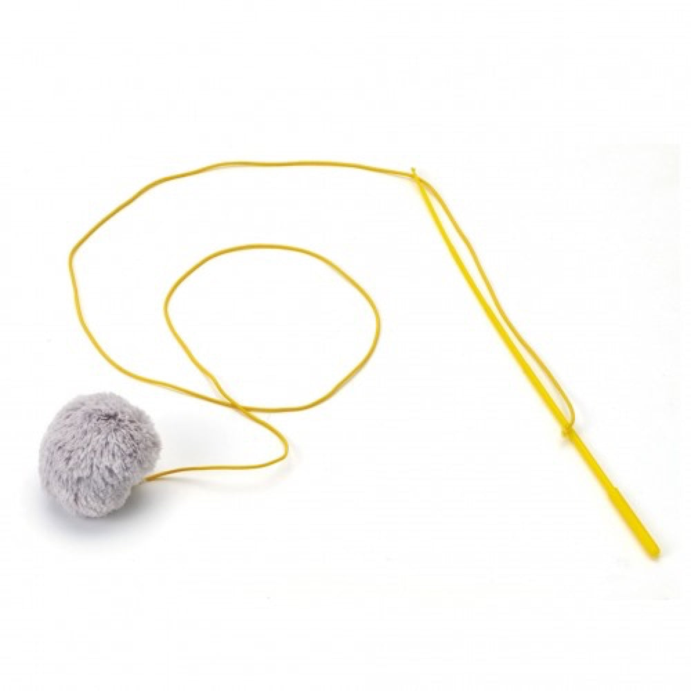 Marukan Fur Ball Wand Cat Toy - Kohepets