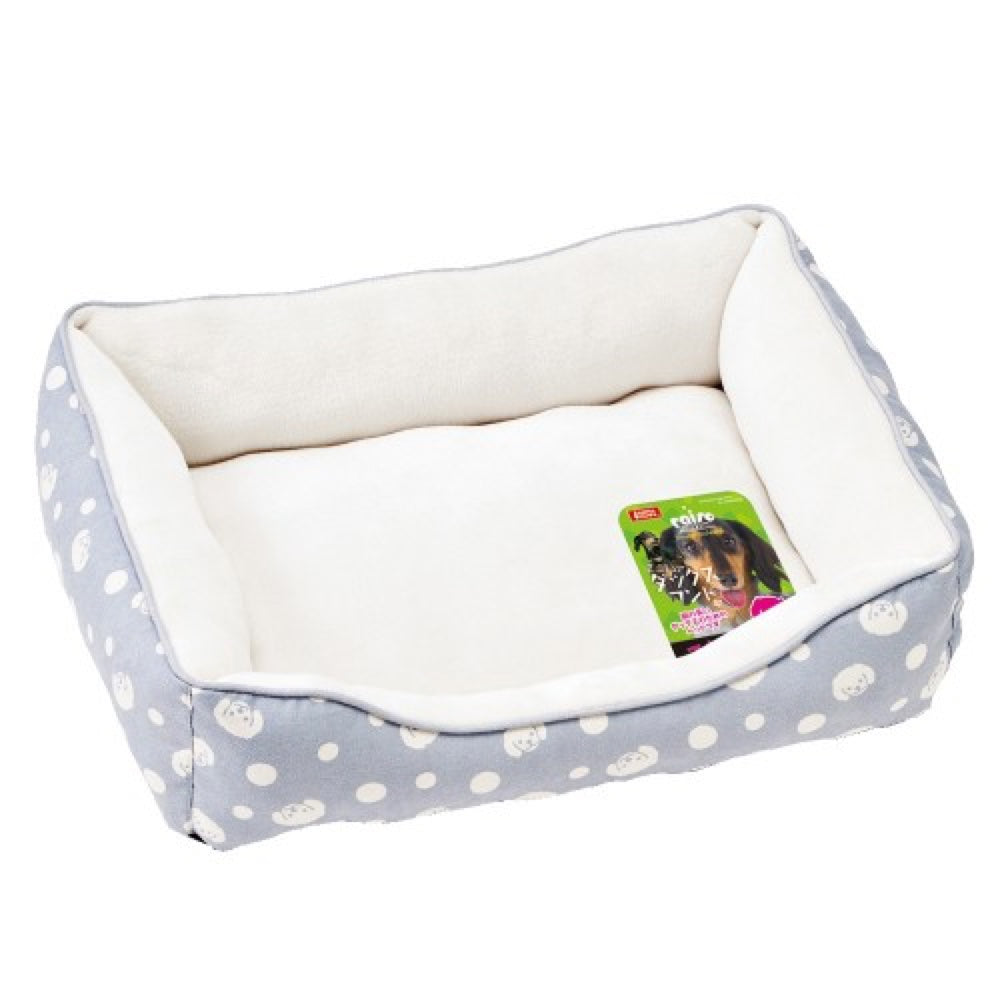 Marukan Grey Rectangular Dog Bed (Small) - Kohepets