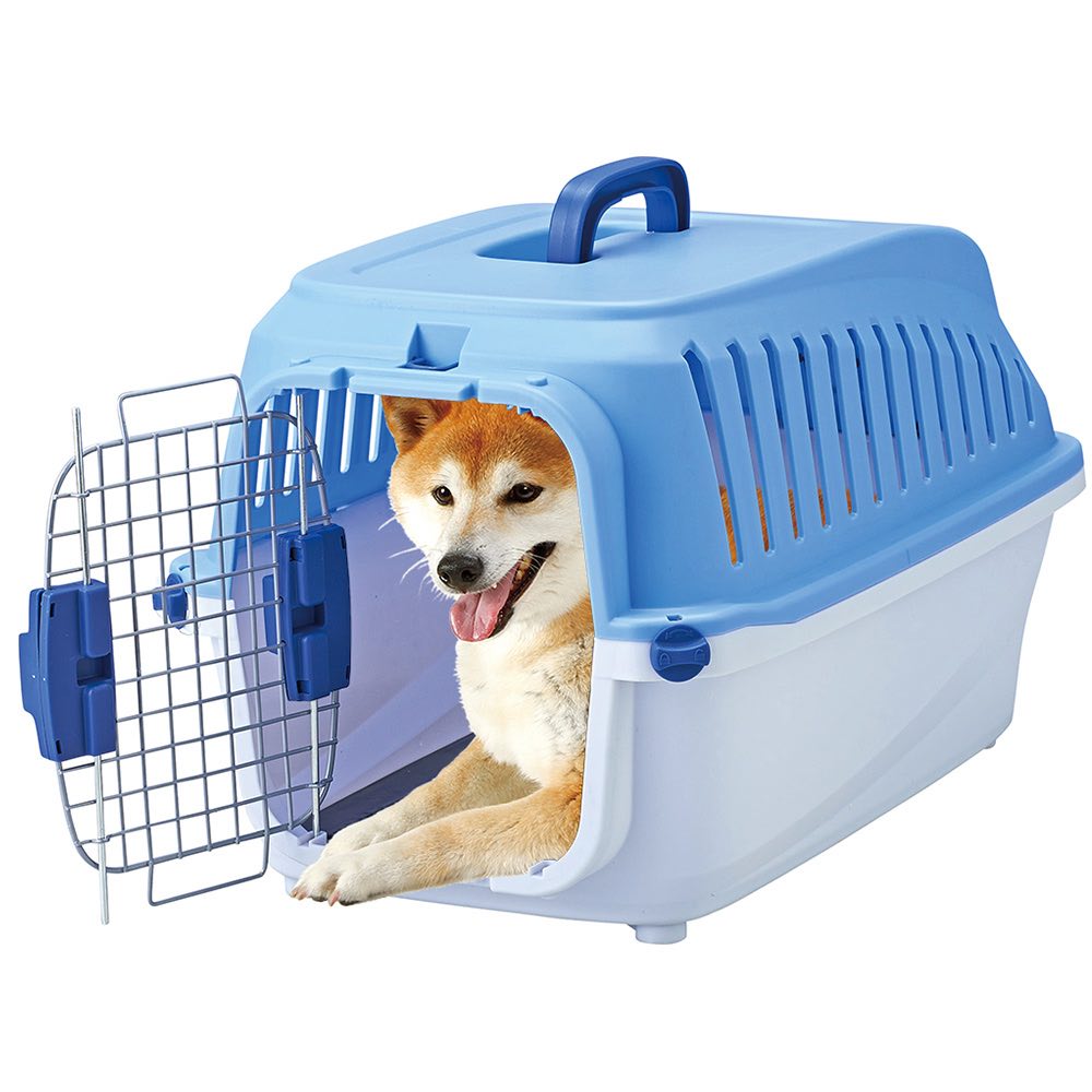 Marukan Hard Carrier For Cats & Dogs (Blue)