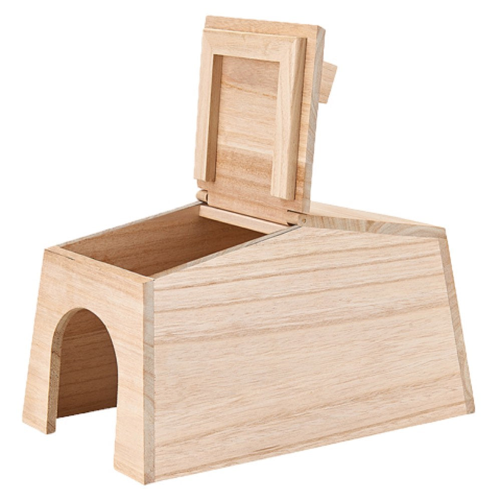 Marukan Natural Wood House for Small Pets - Kohepets