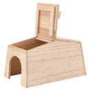 Marukan Natural Wood House for Small Pets