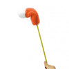 Marukan Orange Tail Teaser with Bell Wand Cat Toy - Kohepets