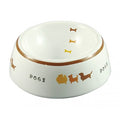 Marukan Decorative Porcelain Dog Bowl - 3 Dogs - Kohepets
