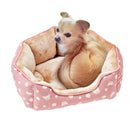 Marukan Pink Shell Dog Bed (Small)