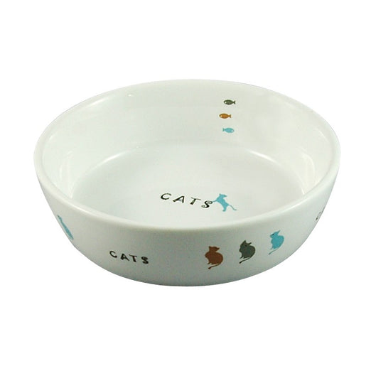 Marukan Porcelain Pet Bowl For Cats - 3 Mice - Kohepets
