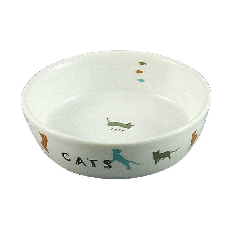 Marukan Porcelain Pet Bowl For Cats - 3 Cats - Kohepets