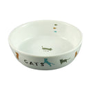 Marukan Porcelain Pet Bowl For Cats - 3 Cats