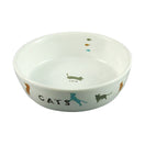 Marukan Porcelain Pet Bowl For Cats - 3 Cats