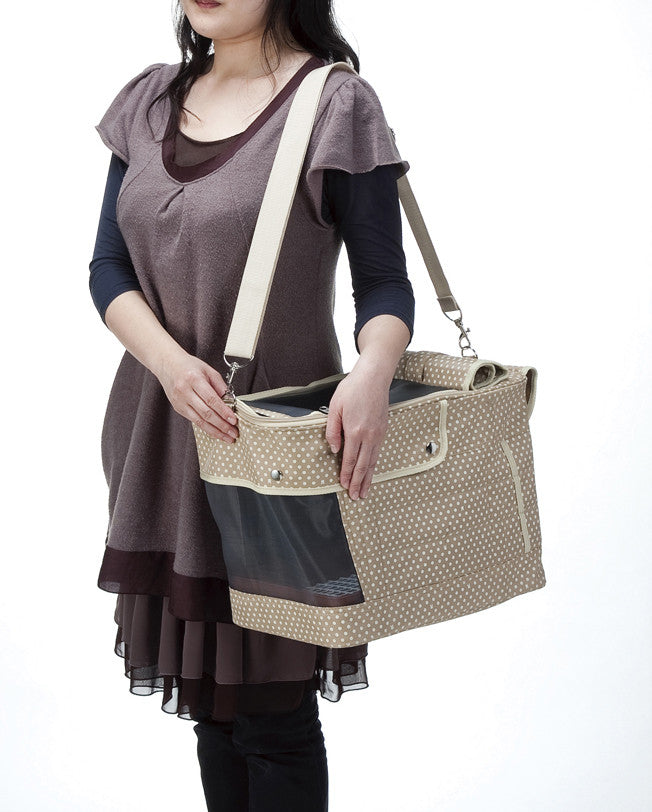 Marukan Stroller with Detachable Carrier Bag for Small Animals - Kohepets