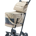 Marukan Stroller with Detachable Carrier Bag for Small Animals - Kohepets