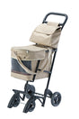 Marukan Stroller with Detachable Carrier Bag for Small Animals