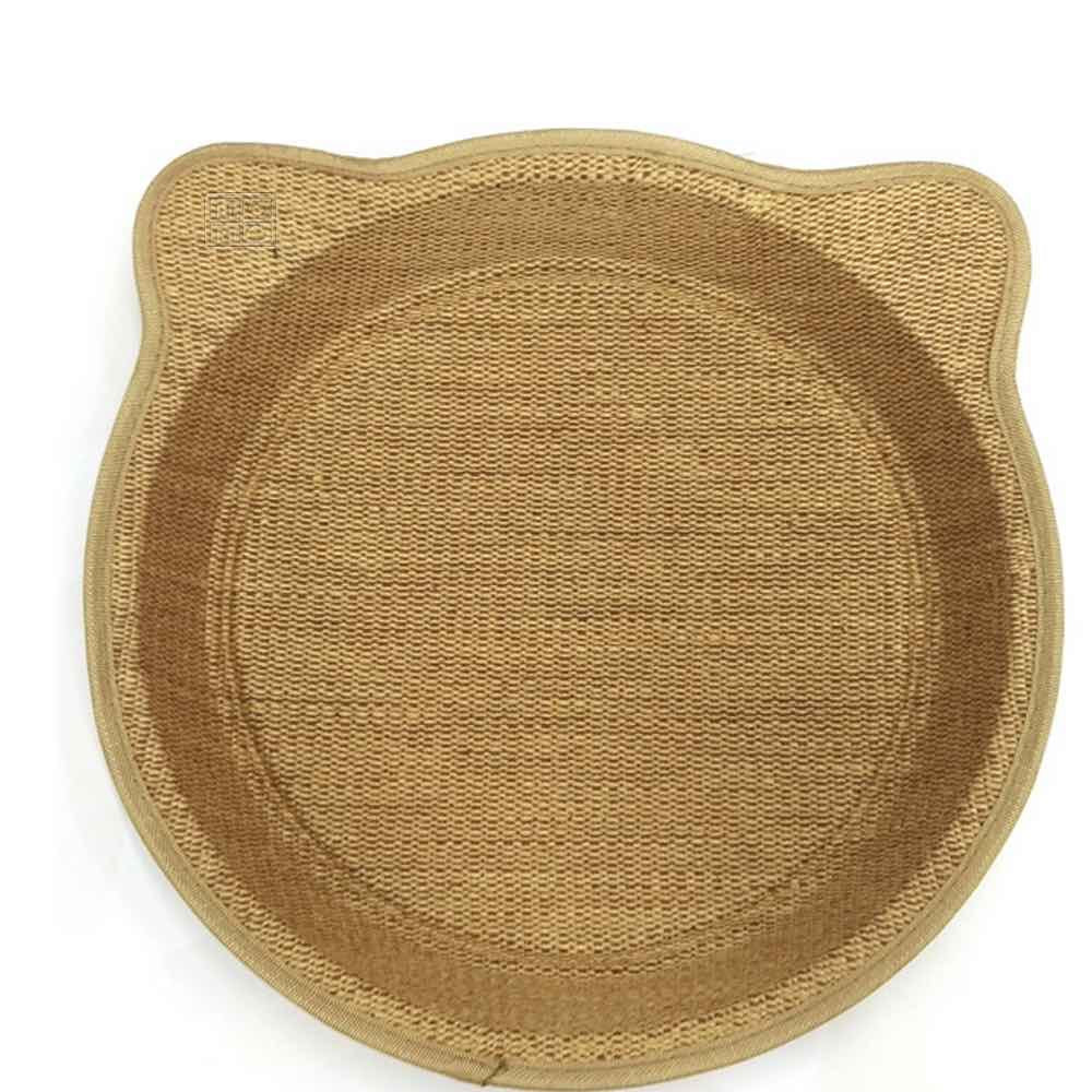 Marukan Cat Shape Hemp Scratching Tray For Cats - Kohepets