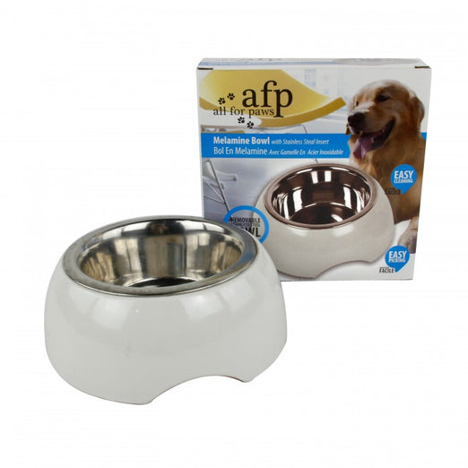 All For Paws Melamine with Stainless Steel Bowl - Kohepets