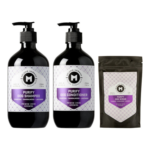 11% OFF: Melanie Newman Purify Shampoo, Conditioner & Scrub Set - Kohepets