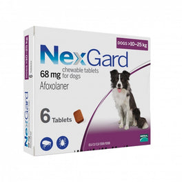 NexGard Chews For Medium Dogs (10-25kg) 6ct - Kohepets