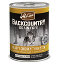 Merrick Backcountry Grain-Free Hearty Chicken Thigh Stew Canned Dog Food 360g