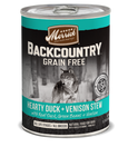 Merrick Backcountry Grain-Free Hearty Duck & Venison Stew Canned Dog Food 360g