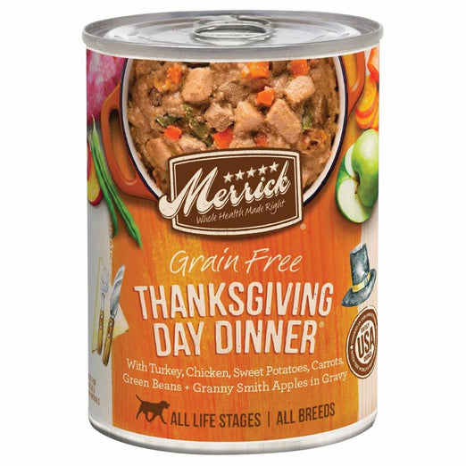 Merrick Grain-Free Thanksgiving Day Dinner Canned Dog Food 360g - Kohepets