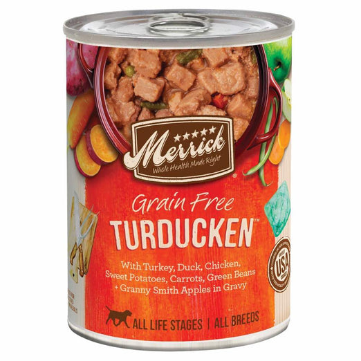 Merrick Grain-Free Turducken Canned Dog Food 360g - Kohepets