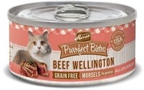 Merrick Purrfect Bistro Grain-Free Beef Wellington Morsels in Gravy Canned Cat Food 156g
