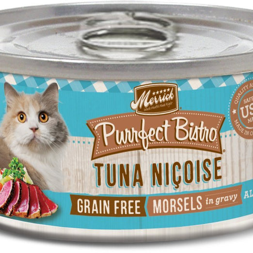 Merrick Purrfect Bistro Grain-Free Tuna Nicoise Canned Cat Food 85g - Kohepets