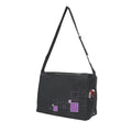Dogit Style Nylon Messenger Dog Carry Bag - Argyle Black - Kohepets