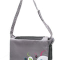 Dogit Style Nylon Messenger Dog Carry Bag - DaFace Grey - Kohepets