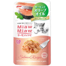 Aixia Miaw Miaw Salmon With Olive Oil Pouch Cat Food 60g