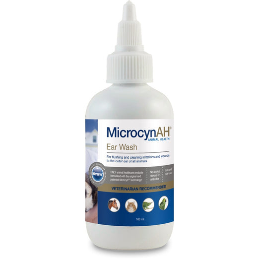 MicrocynAH Ear Wash For Pets 3oz - Kohepets