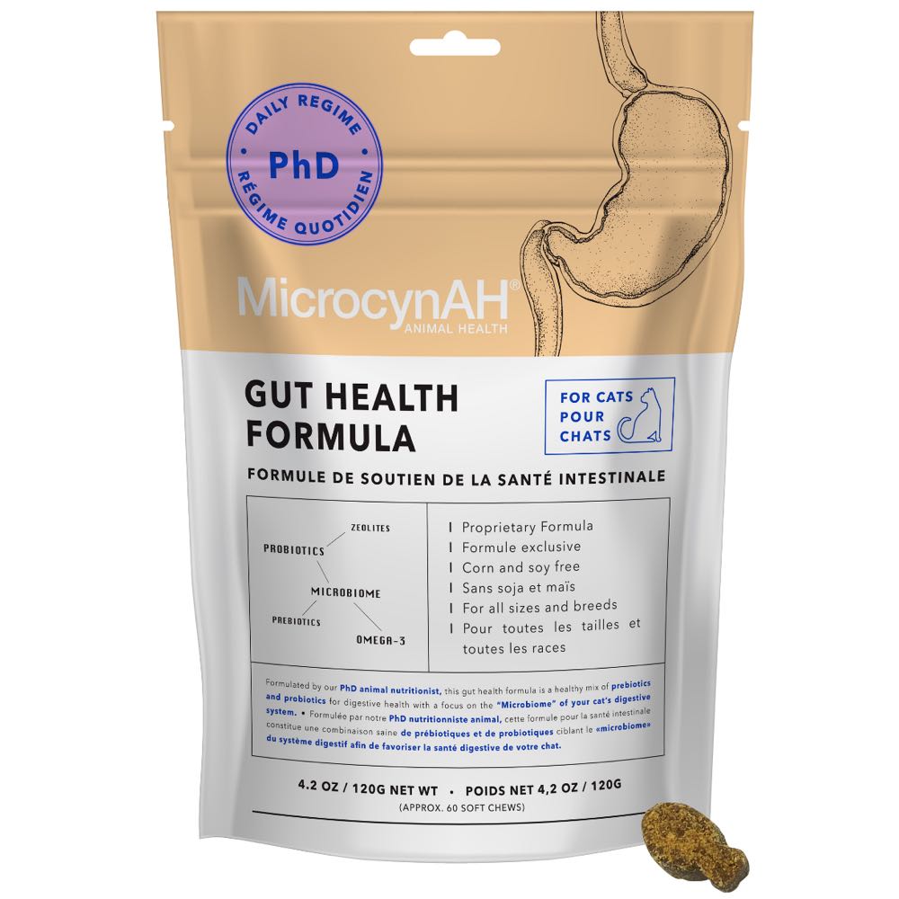 MicrocynAH Gut Health Formula Cat Treats 120g - Kohepets