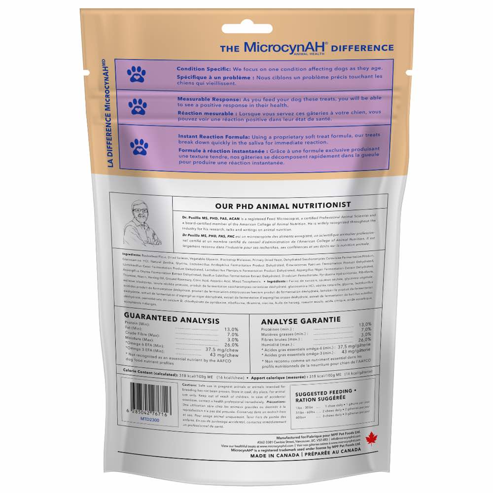 MicrocynAH Gut Health Formula Grain-Free Dog Treats 300g - Kohepets