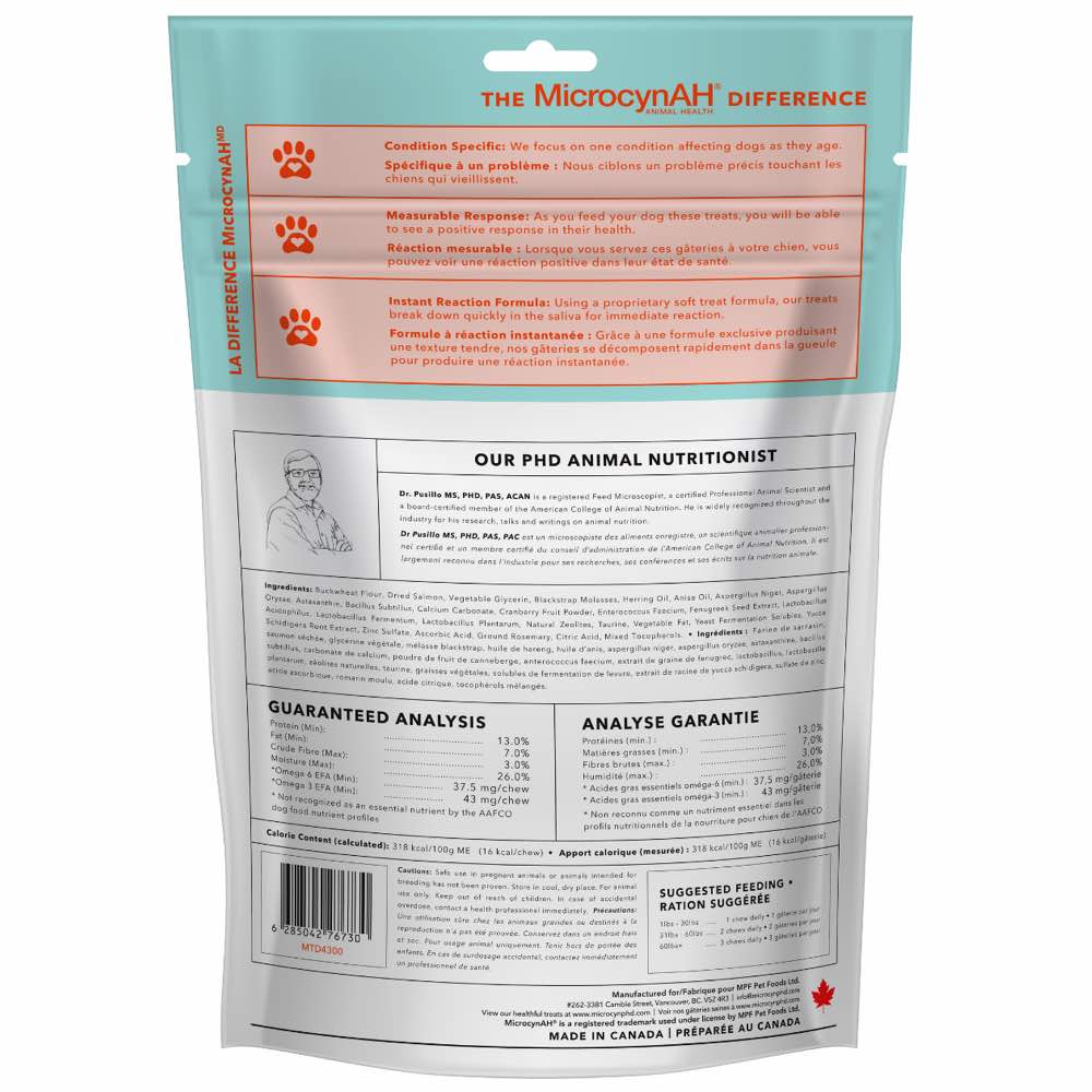 MicrocynAH Oral Health Formula Grain-Free Dog Treats 300g - Kohepets