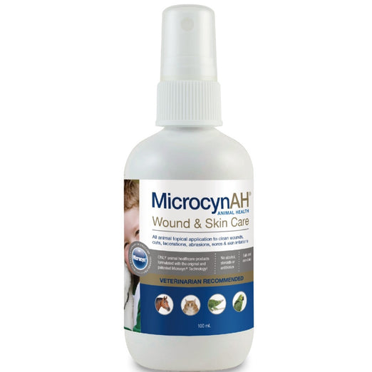 MicrocynAH Wound & Skin Disinfectant Liquid Spray - Kohepets