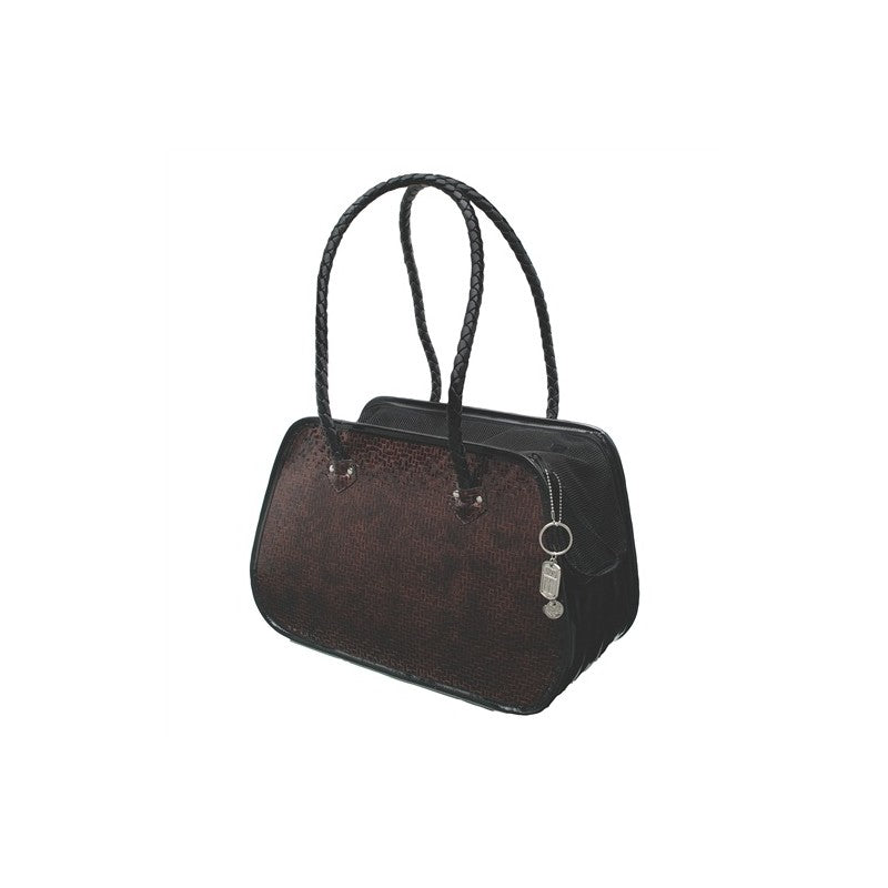 Dogit Style Faux Leather Rounded Milano Tote Carry Bag - Kohepets