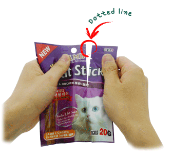 Bow Wow Mini Cat Stick in Lamb & Chicken Cat Treat 20g - Kohepets